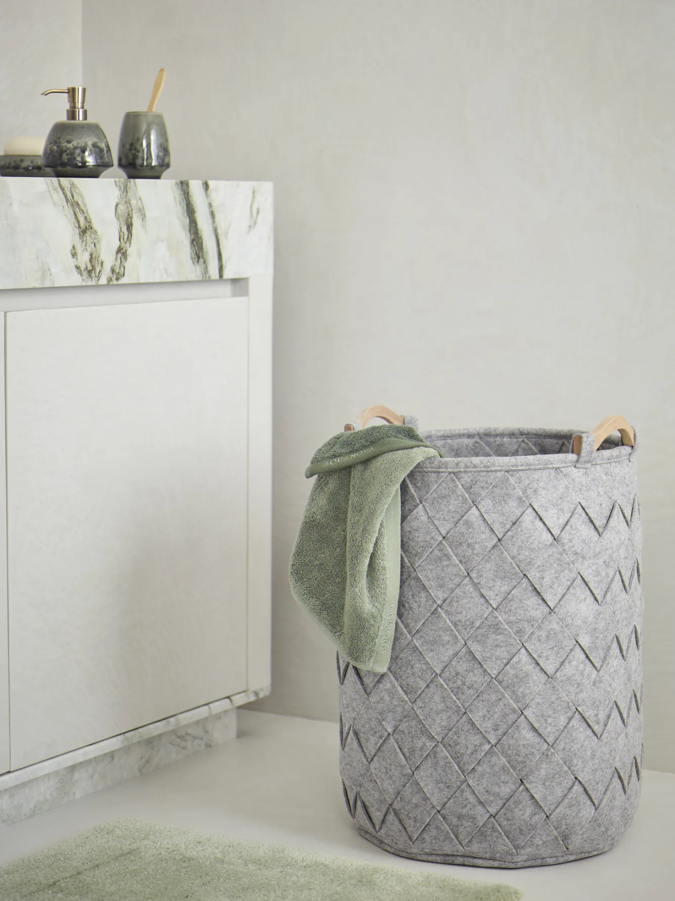 Aquanova Storage basket AMY color Silver Gray-95 (gray) small