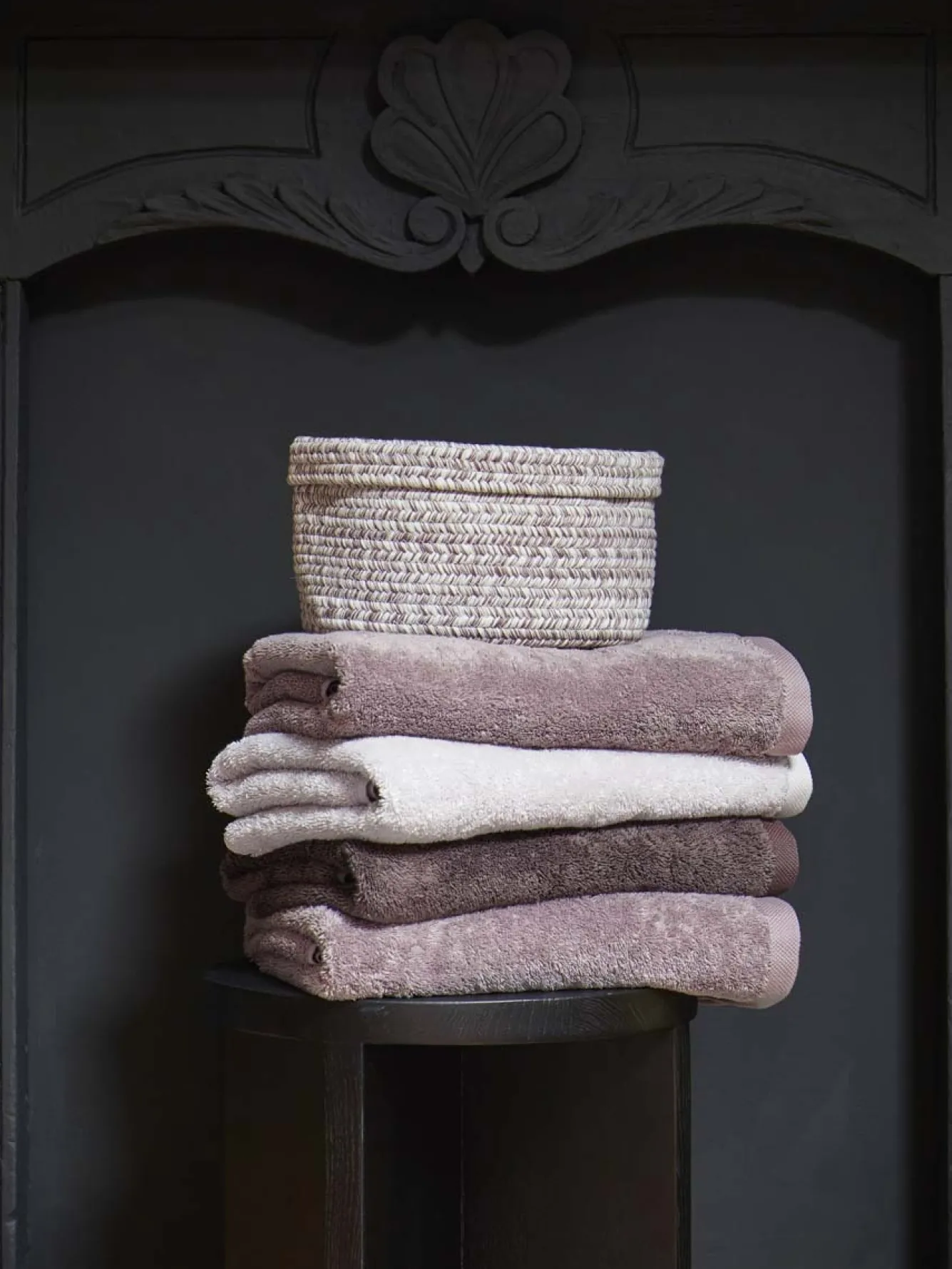 Aquanova Storage basket RENA color Malva-883 (Medium)