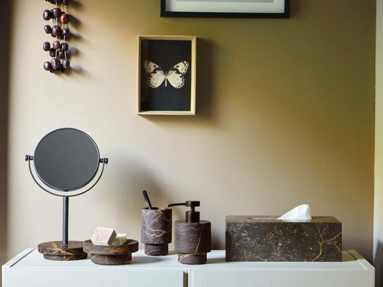 Aquanova Tissue holder PORTO color Black-09