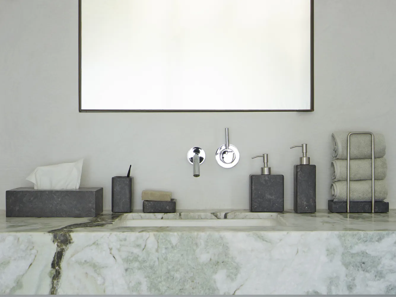 Aquanova Tissue holder HAMMAM Dark Gray-98