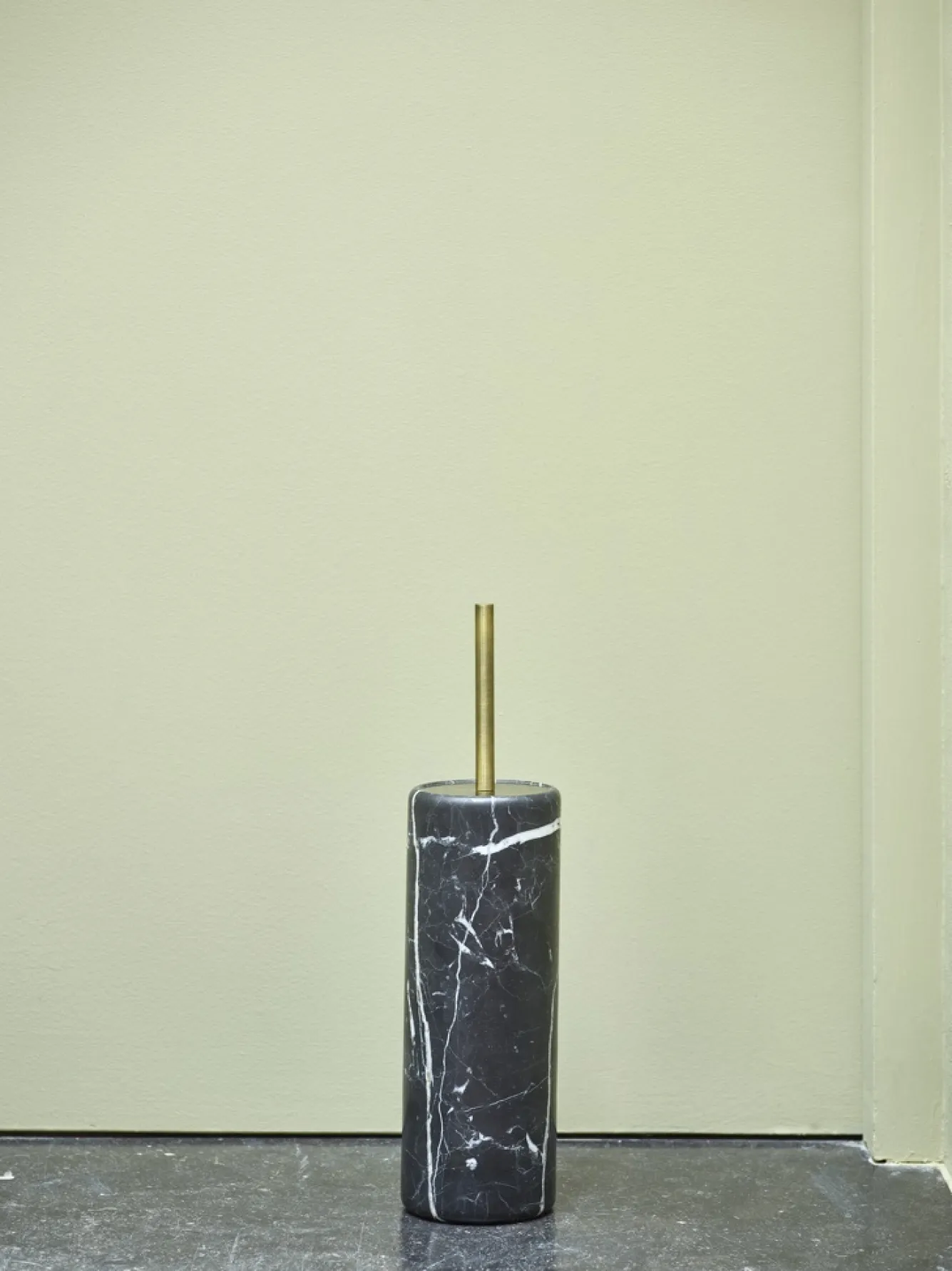 Aquanova Toilet brush holder NERO color Black (black)