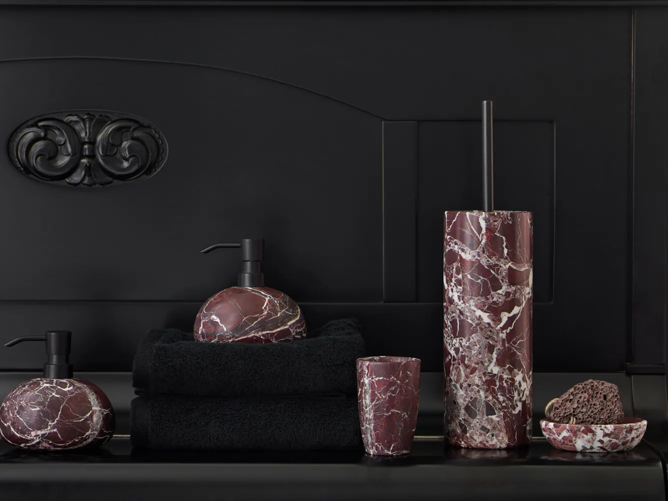 Aquanova Toilet brush holder MUNDO color Rosso (MUNBHR-559)