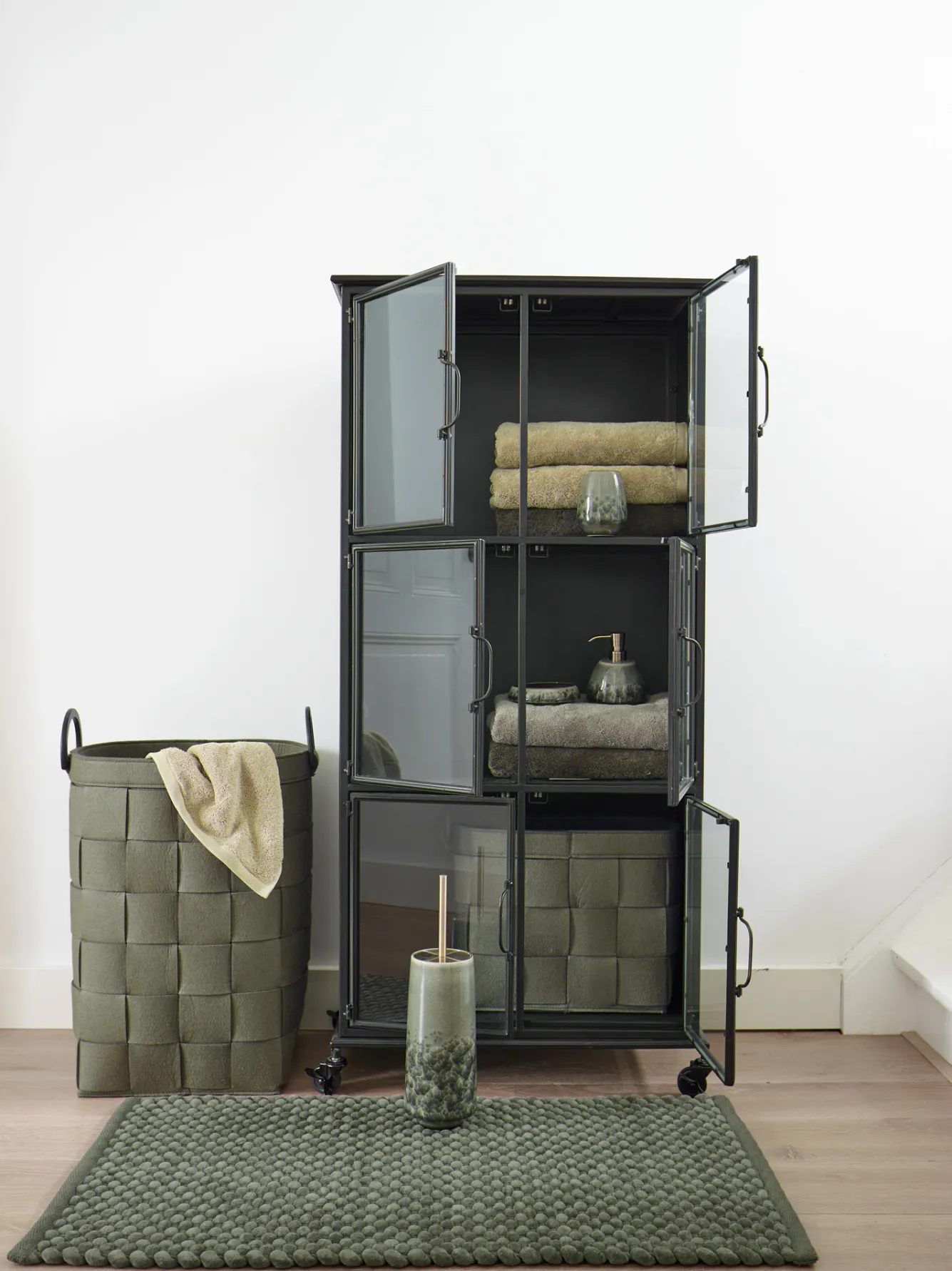 Aquanova Toilet brush holder FIGO color Taiga-302