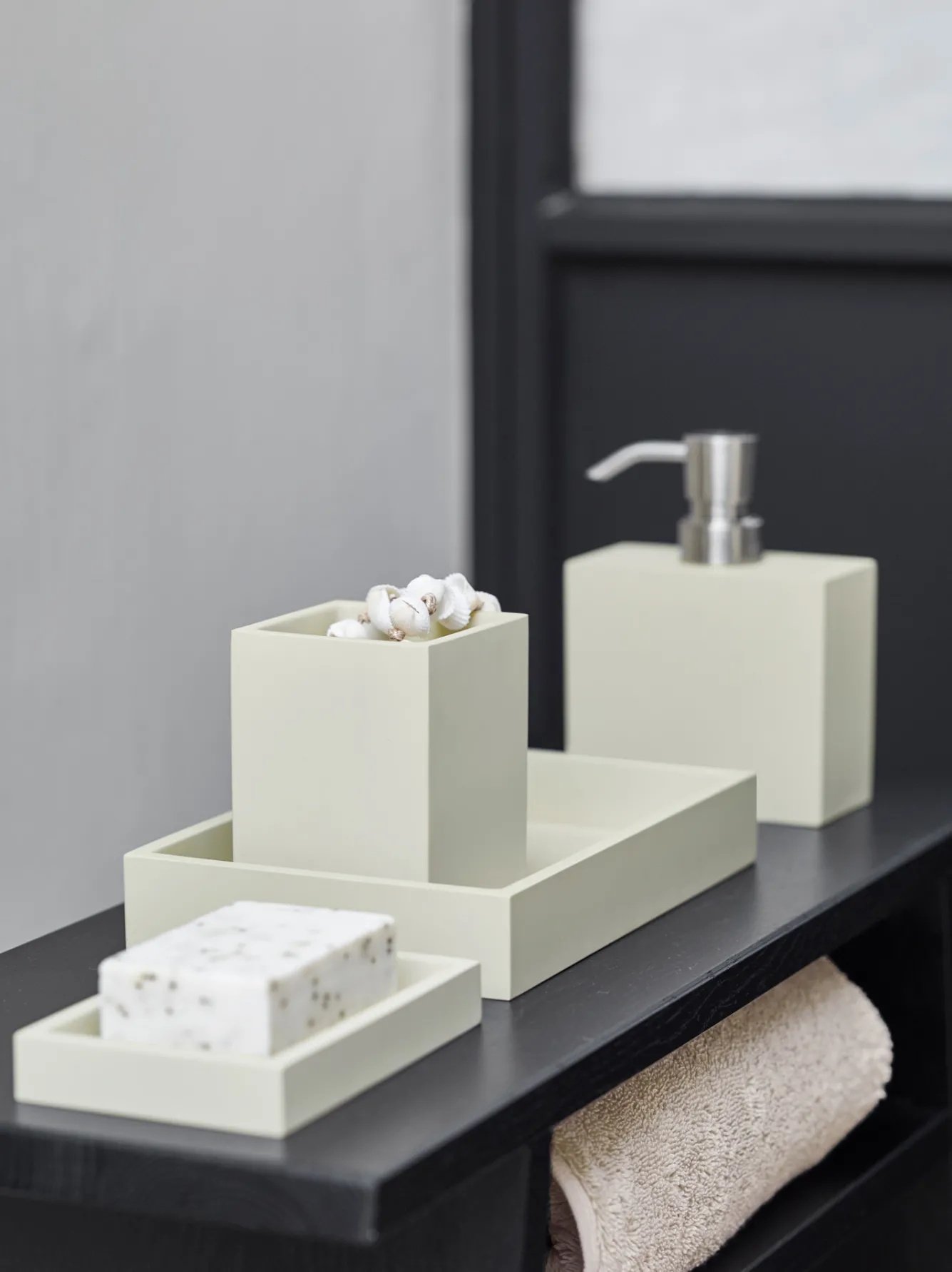 Aquanova Toilet brush holder MOON Linen-16 (MOOBHR-16)