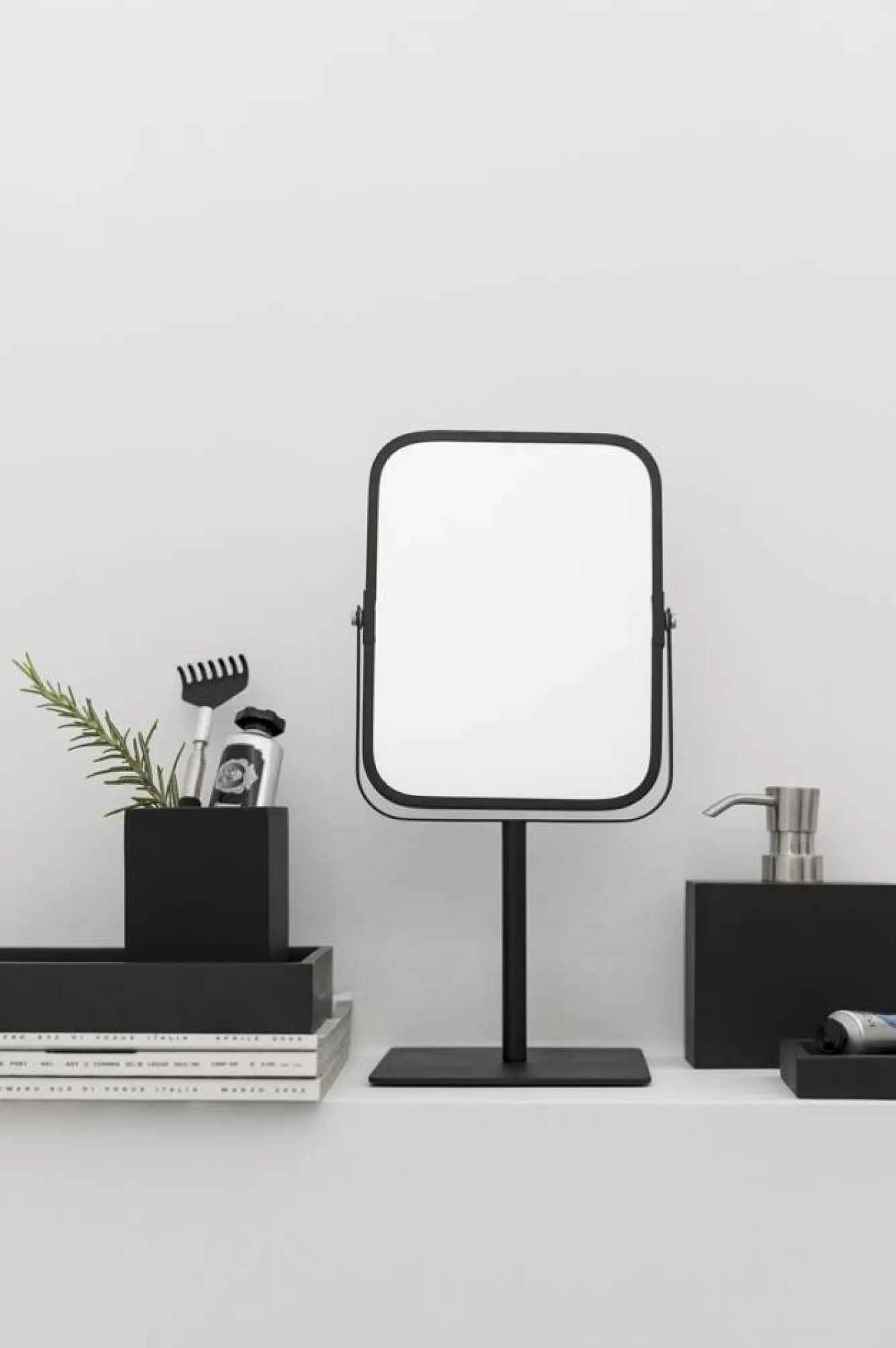 Aquanova Toilet brush holder MOON black-09 (MOOBHR-09)