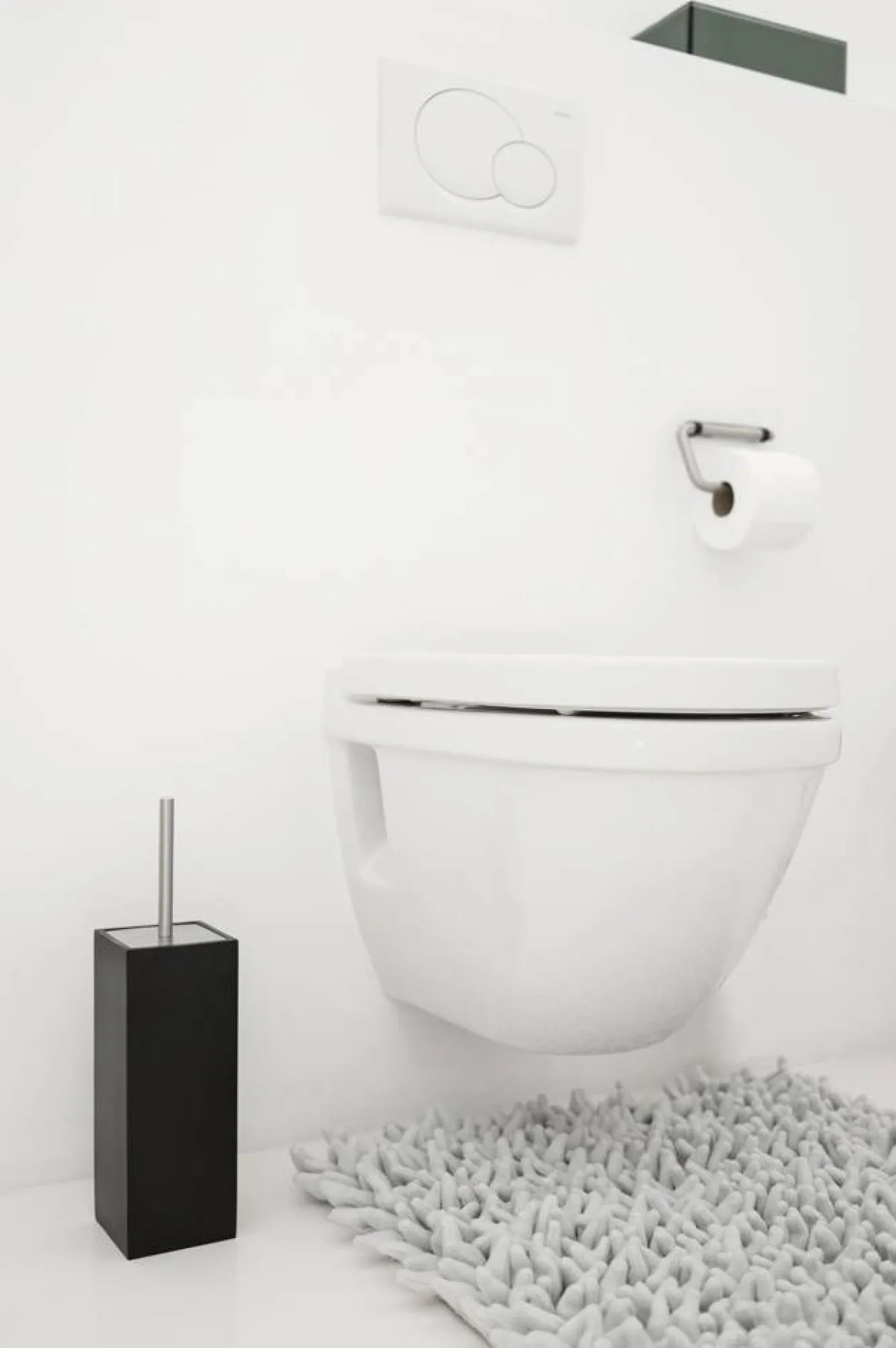 Aquanova Toilet brush holder MOON black-09 (MOOBHR-09)