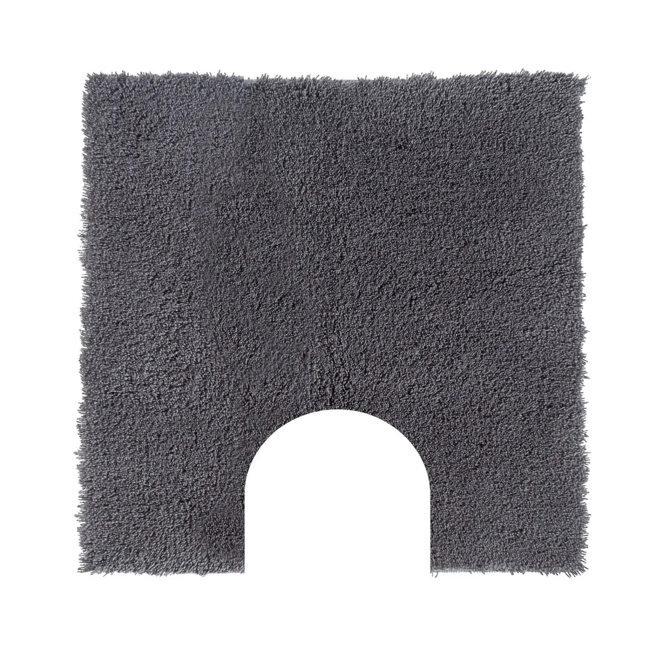 Aquanova Toilet mat with toilet cutout BELA color Dark Gray - 60x60 cm