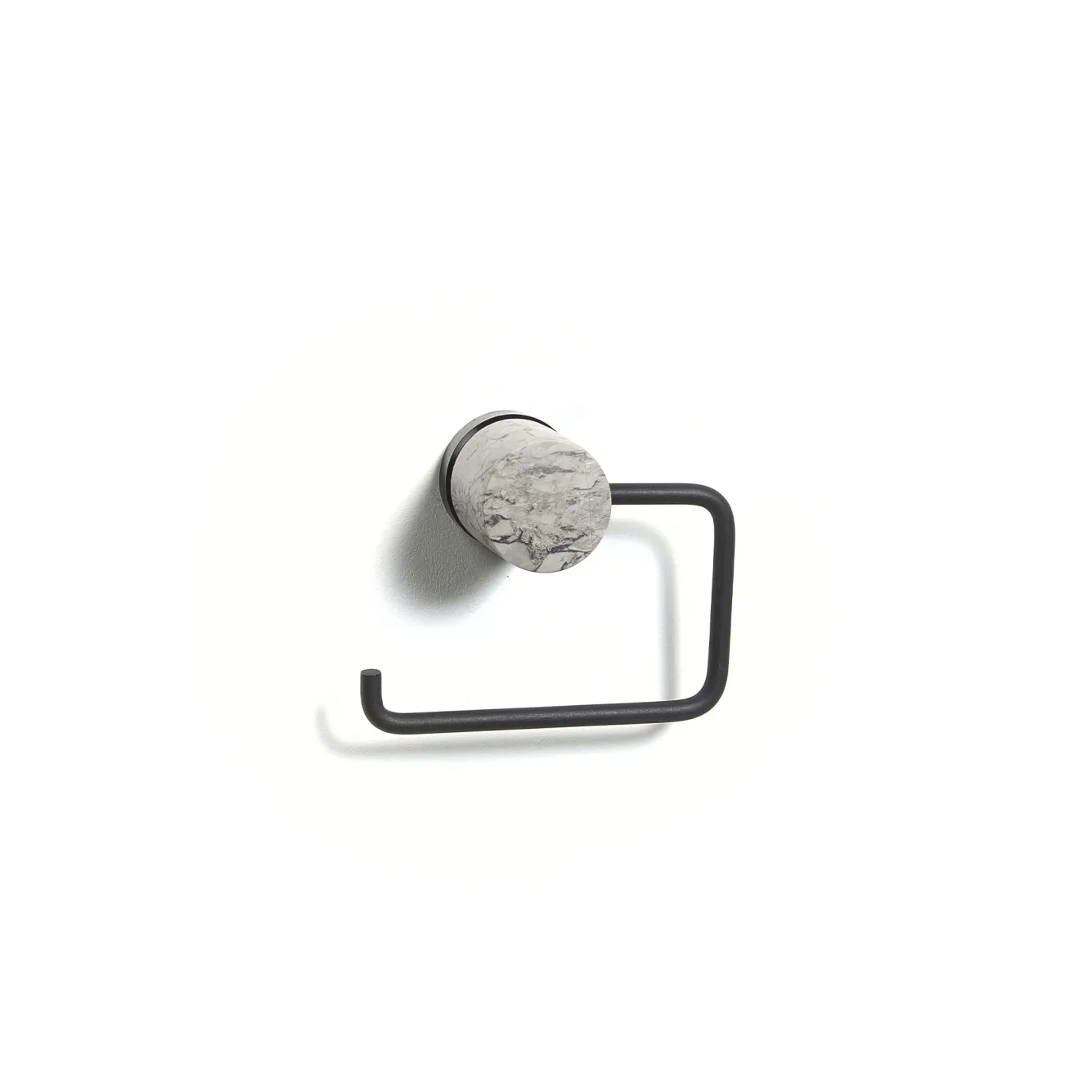 Aquanova Toilet roll holder NERO color Alba (gray)