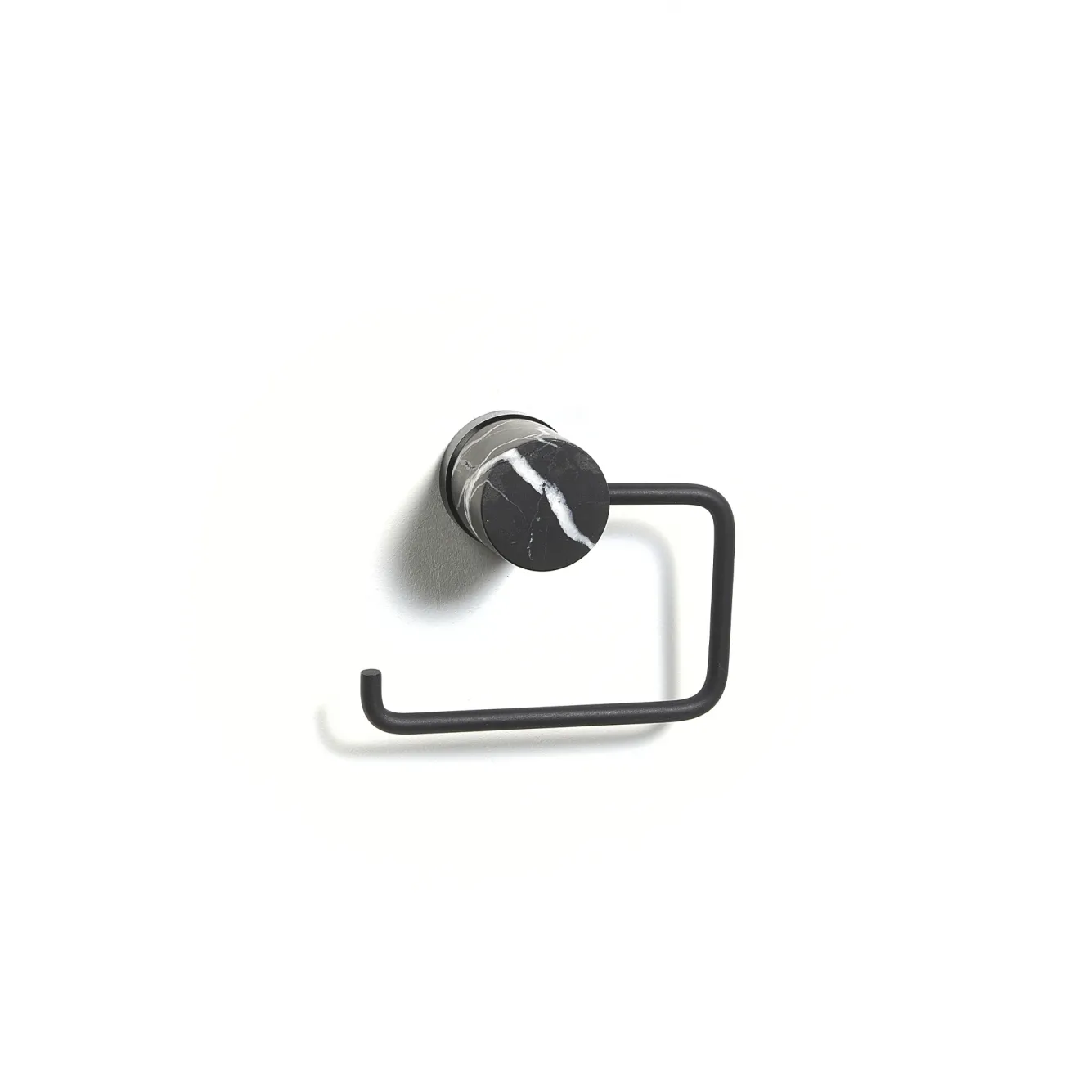 Aquanova Toilet roll holder NERO color Black (black)