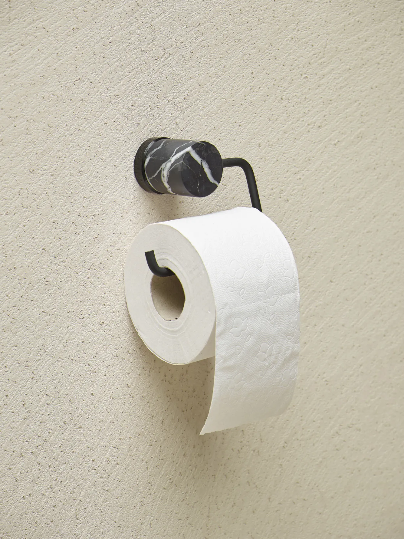 Aquanova Toilet roll holder NERO color Black (black)