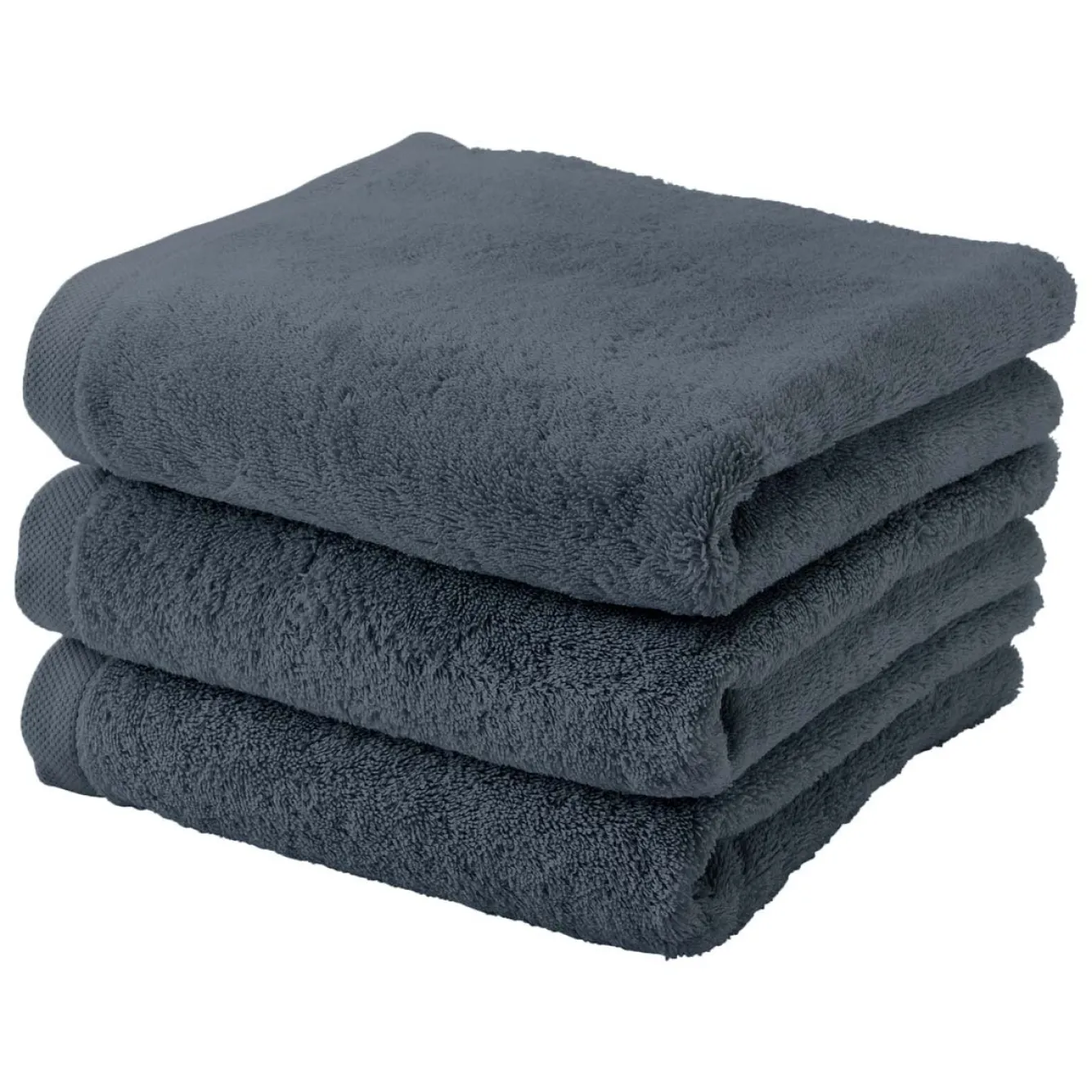 Aquanova Towel 55x100 cm LONDON color Steel-958 (set/3)