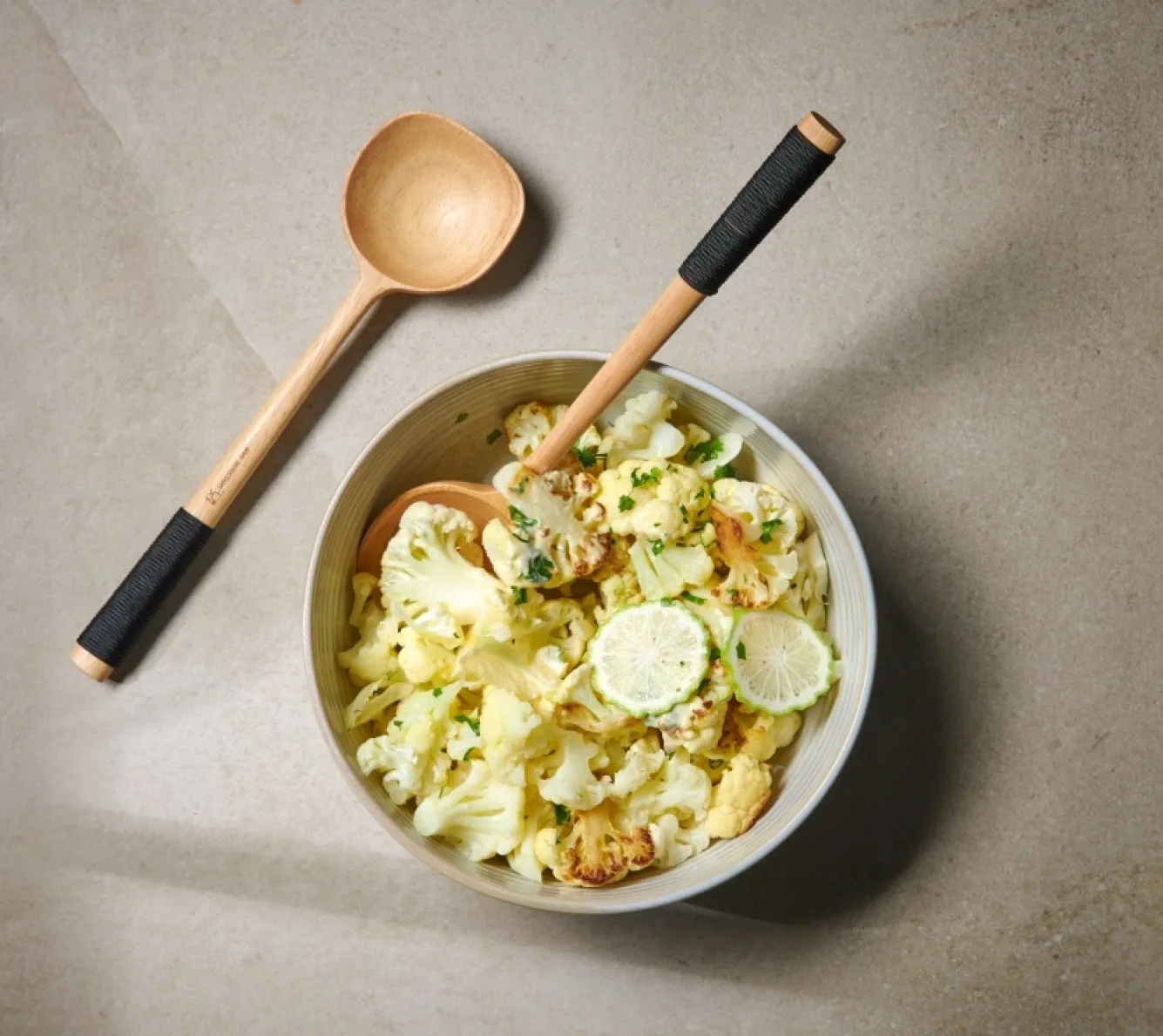 ASA Selection POKÉ bowl / serving bowl 25 cm color Cauliflower-267 (beige)