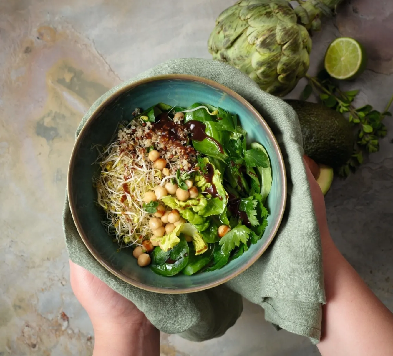 ASA Selection POKÉ bowl 18 cm color Tamari-260 (blue)