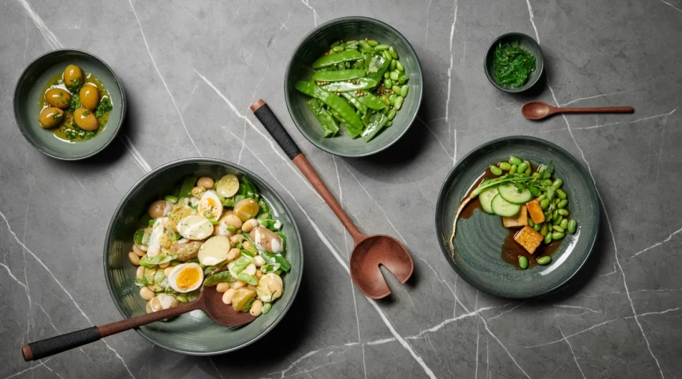 ASA Selection POKÉ bowl / serving dish 25 cm color Ocean-264 (green)