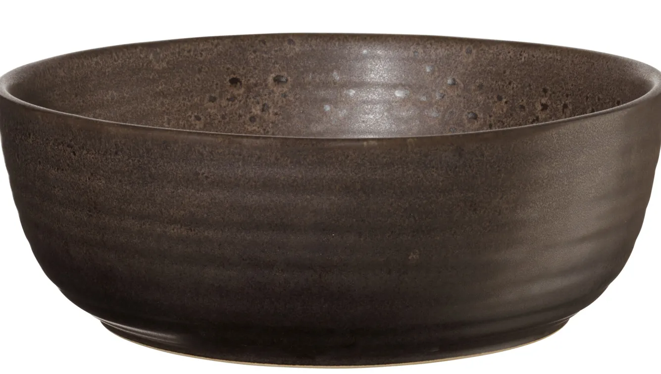 ASA Selection POKÉ bowl / serving dish 25 cm color Mangosteen-266 (brown)