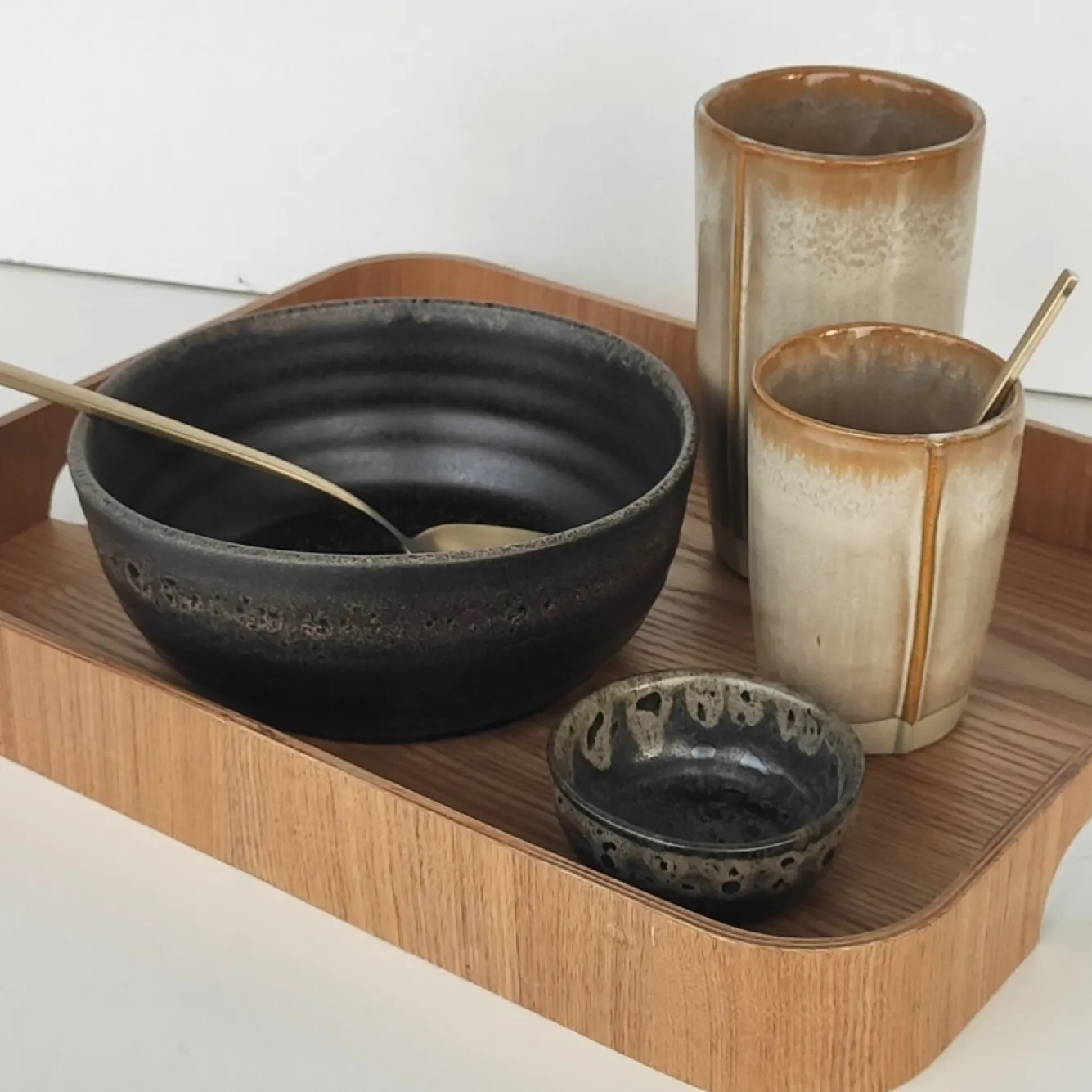 ASA Selection POKÉ mini bowl 8 cm color Mangosteen-266 (brown)