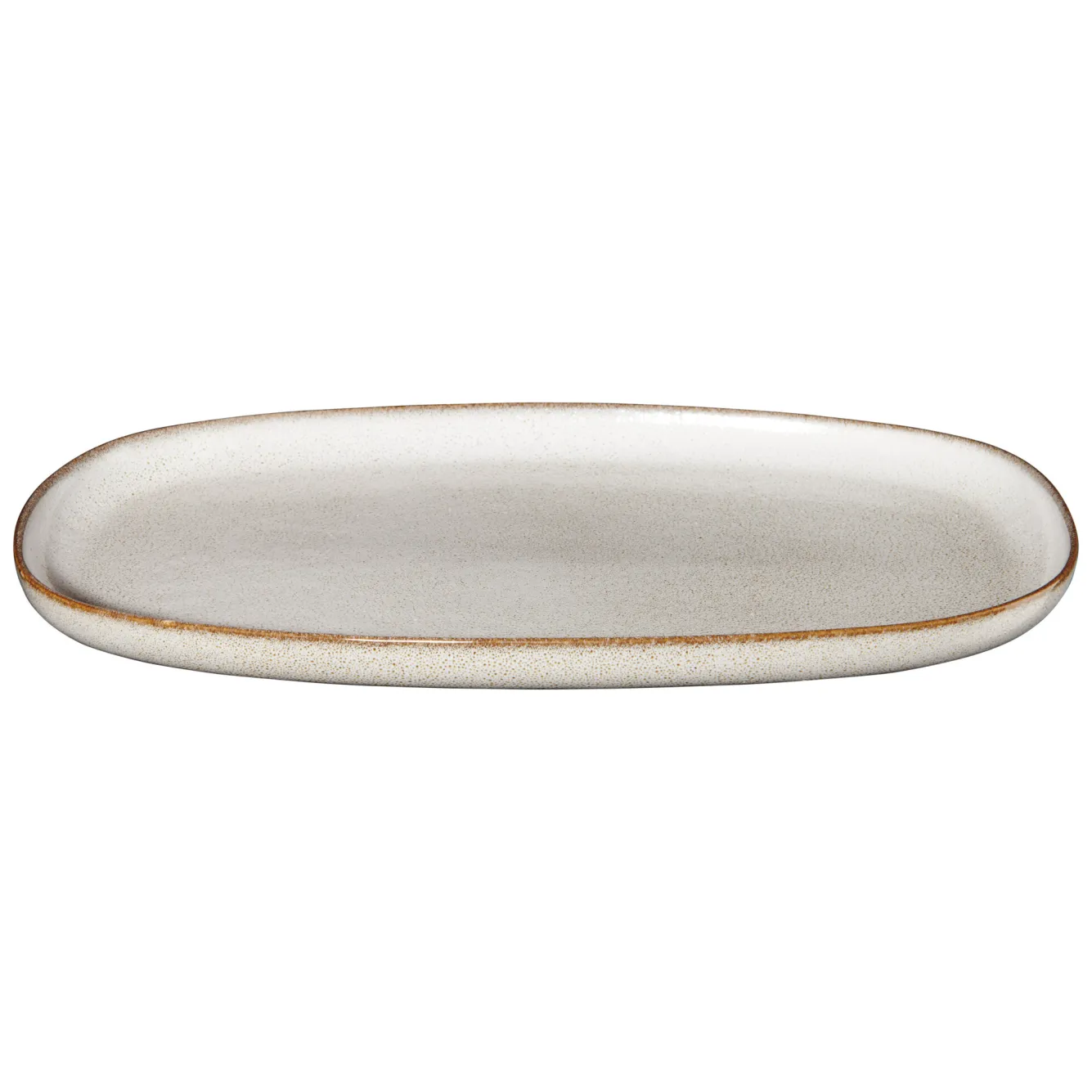 ASA Selection SAISONS flat plate oval 31 cm color Sand (beige)