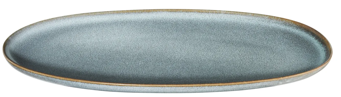 ASA Selection SAISONS flat plate oval 29 cm color Denim (blue)