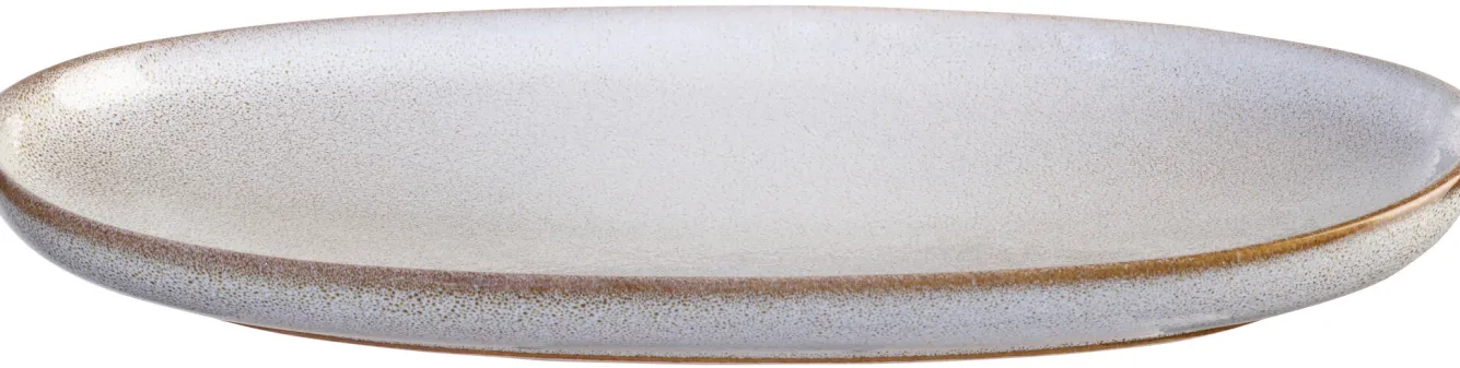 ASA Selection SAISONS flat plate oval 20 cm color Sand (beige)