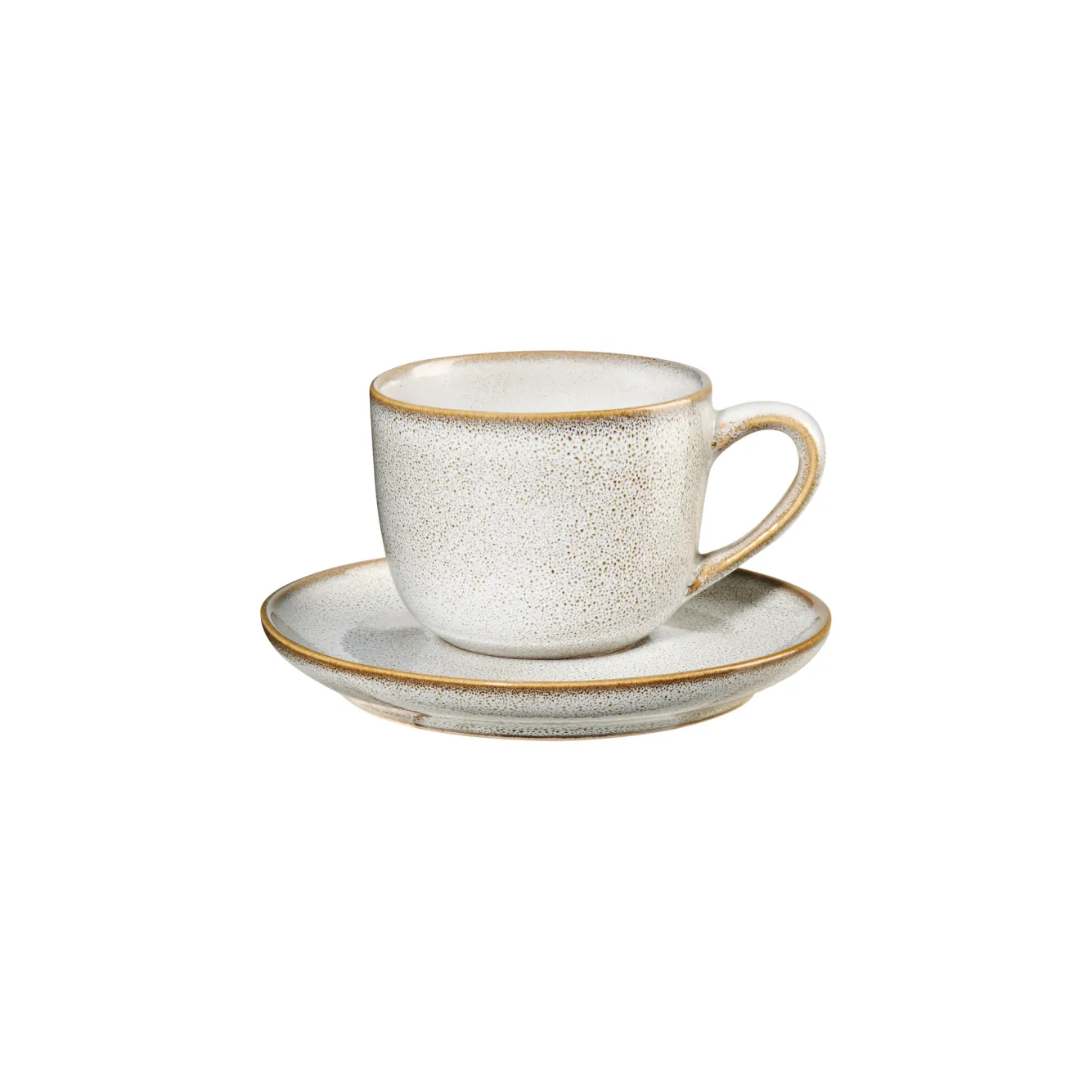 ASA Selection SAISONS espresso cup and saucer color Sand (beige)