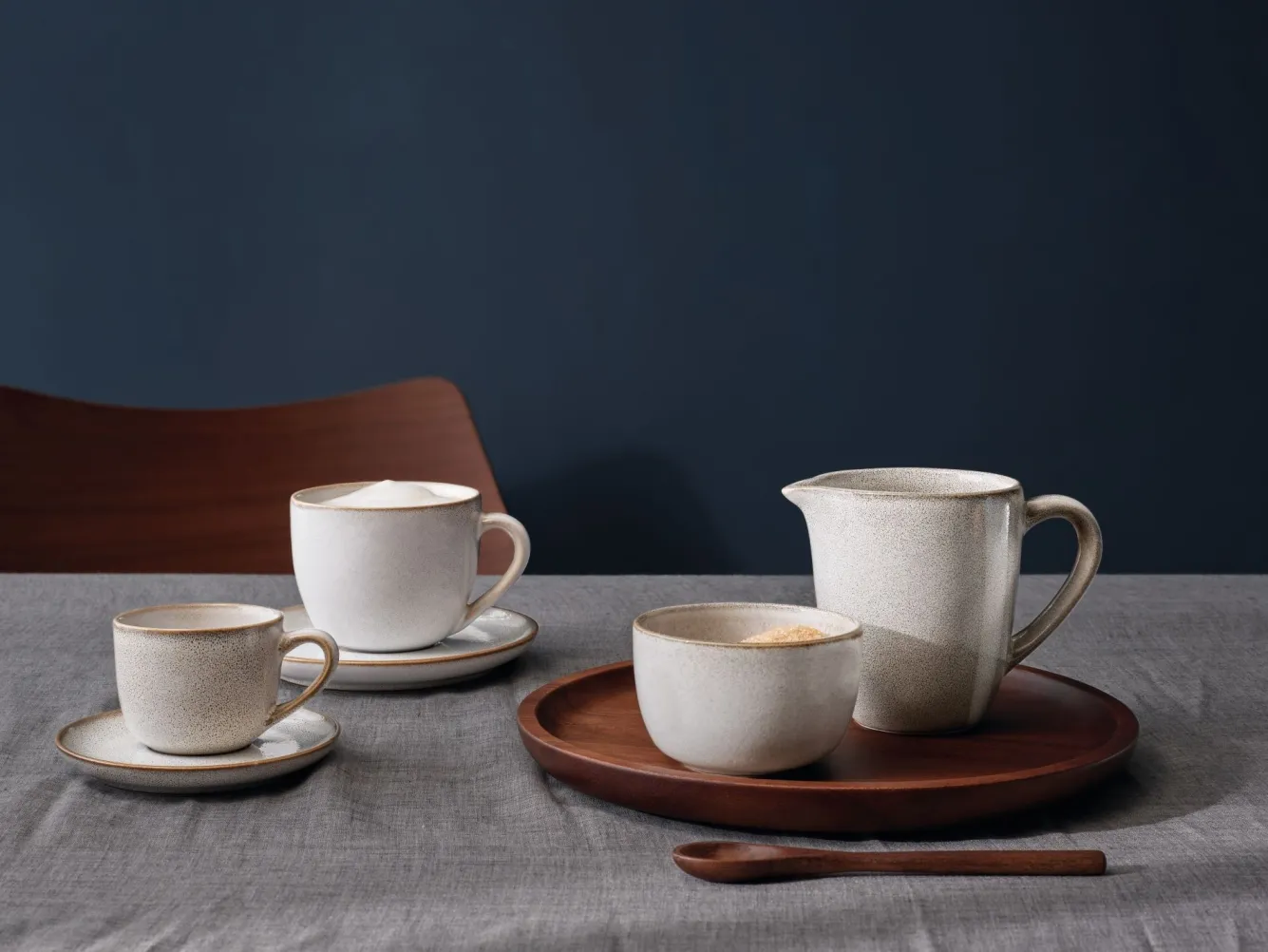 ASA Selection SAISONS espresso cup and saucer color Sand (beige)