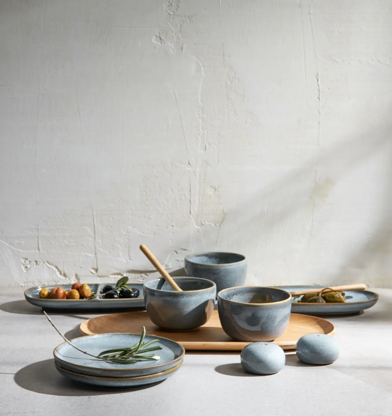 ASA Selection SAISONS flat plate 15 cm color Denim (blue)