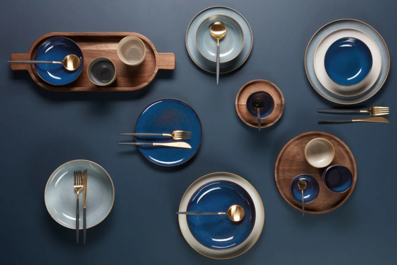 ASA Selection SAISONS pasta plate 21 cm color Denim (blue)