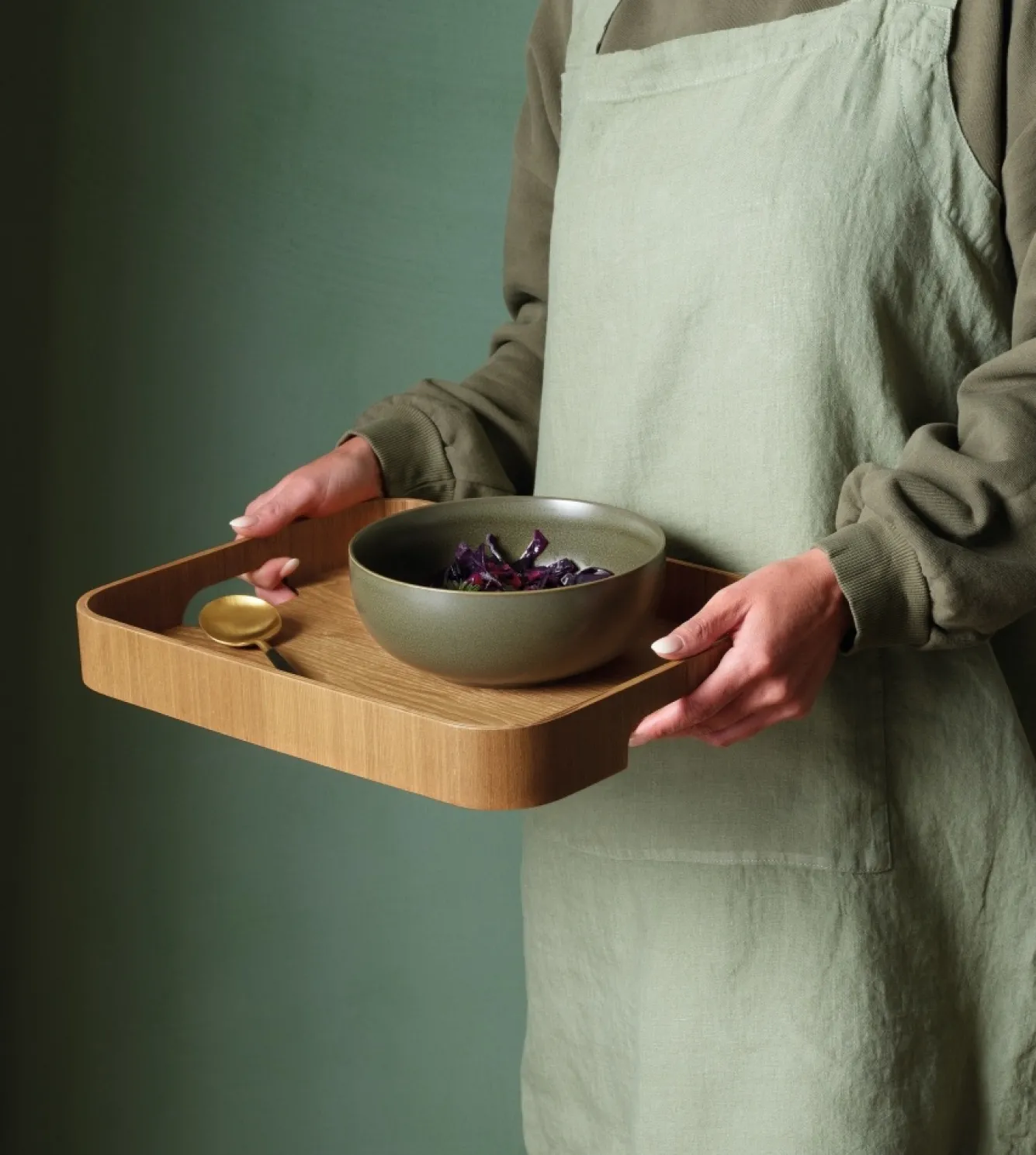 ASA Selection WOOD wooden tray rectangle 35 x 27 cm