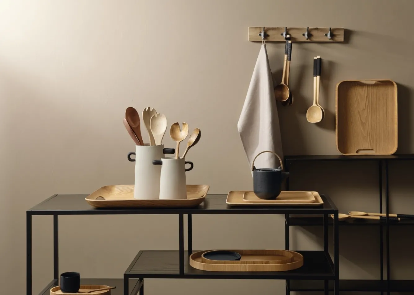 ASA Selection WOOD wooden tray rectangle 35 x 27 cm