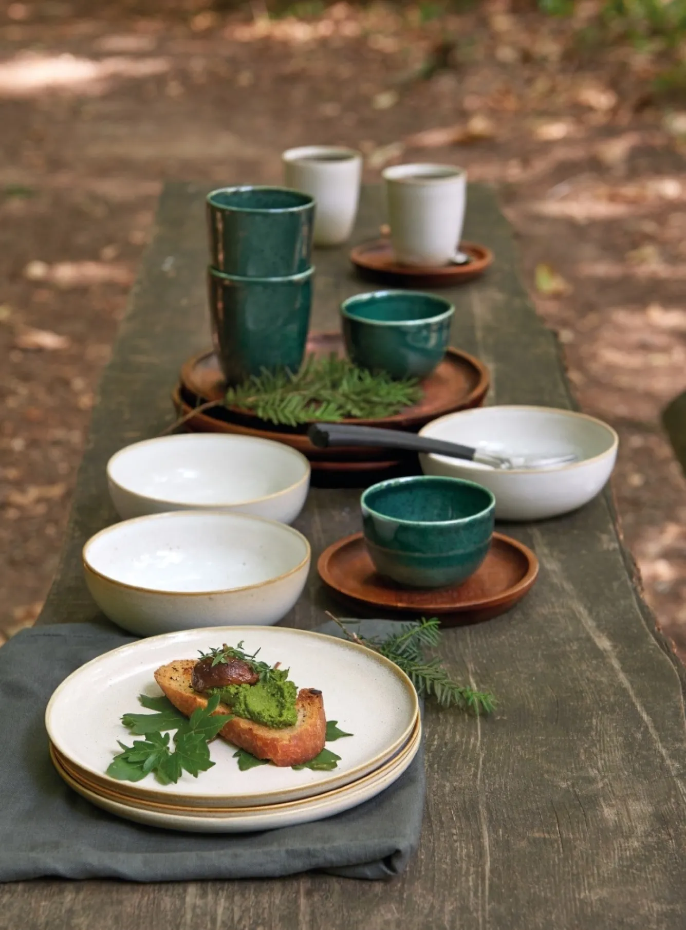 ASA Selection WOOD Dark wooden plate 25 cm