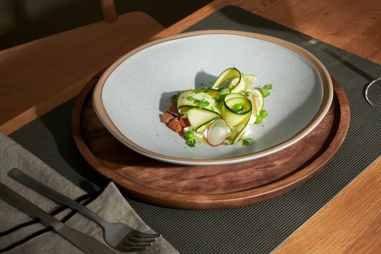 ASA Selection WOOD Dark wooden plate 25 cm