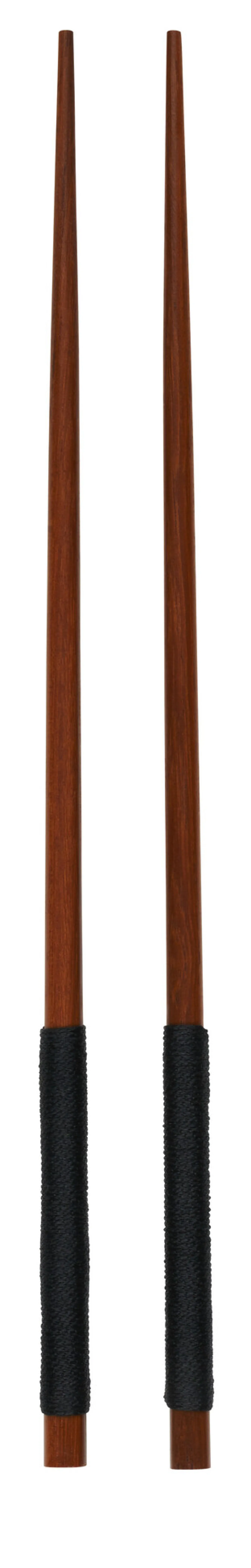 ASA Selection WOOD Dark wooden chopsticks (set/2) black handle