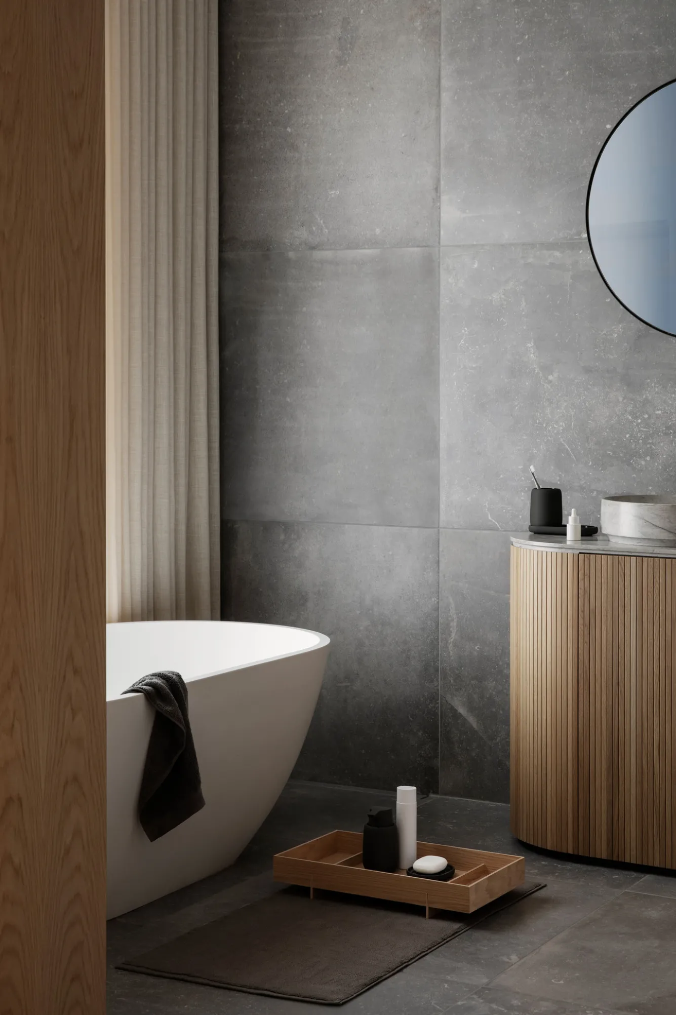 Blomus ABENTO tray / tray wood (64190) small