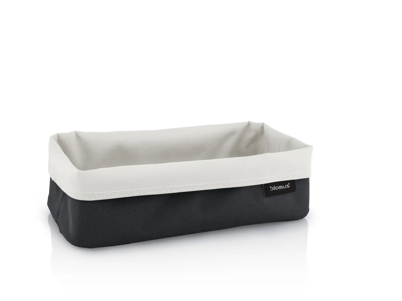 Blomus ARA storage basket 2-sided Anthracite (Large) 68895