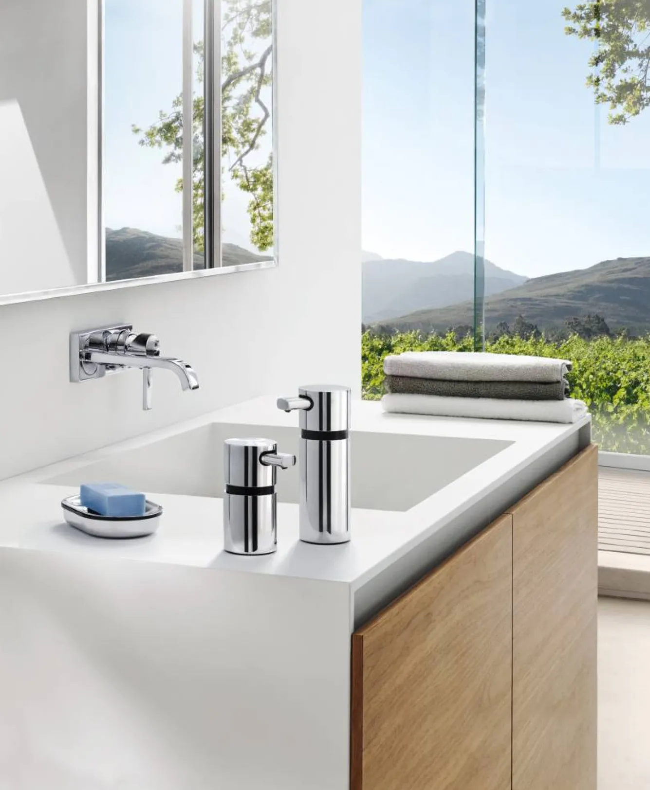 Blomus AREO toilet brush set standing (gloss) 68811