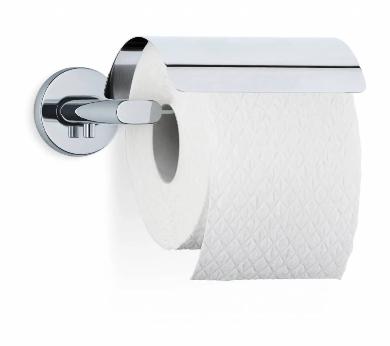 Blomus AREO toilet roll holder with flap (gloss) 68910