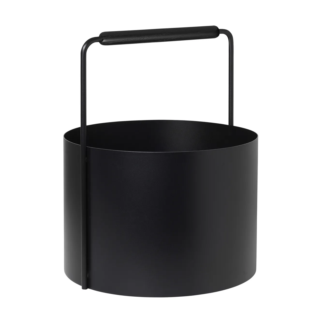 Blomus ASHI firewood basket medium (black oak) 66164