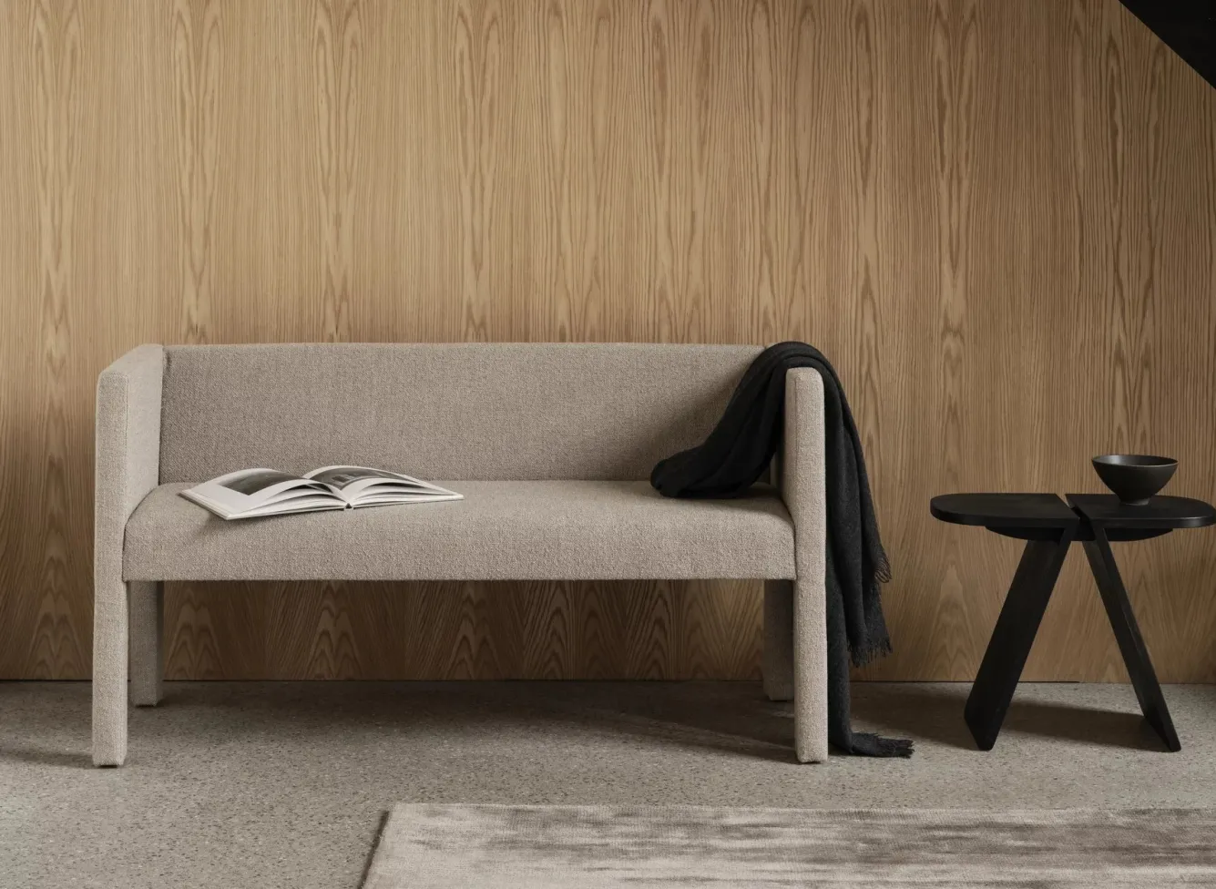 Blomus AVIO coffee table 80 x 43 cm - black oak (66696)