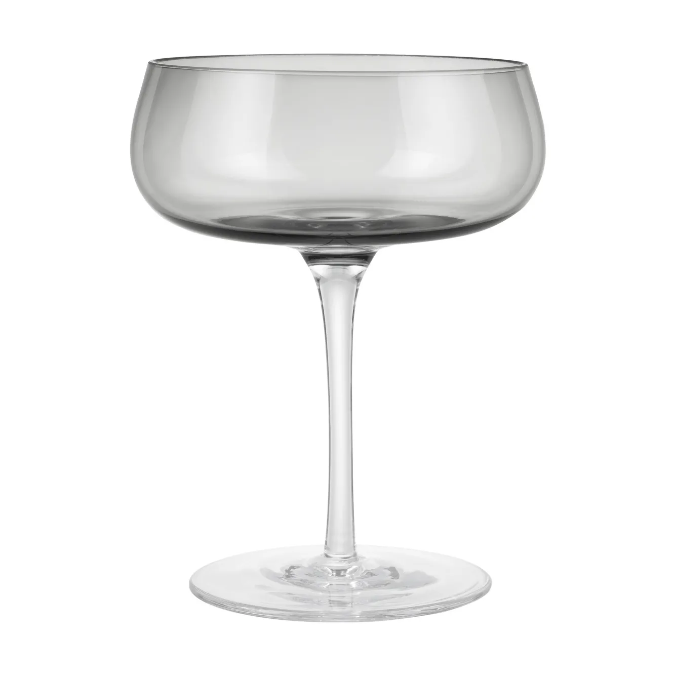 Blomus BELO coupe champagne glasses Smoke (set/2) 64278
