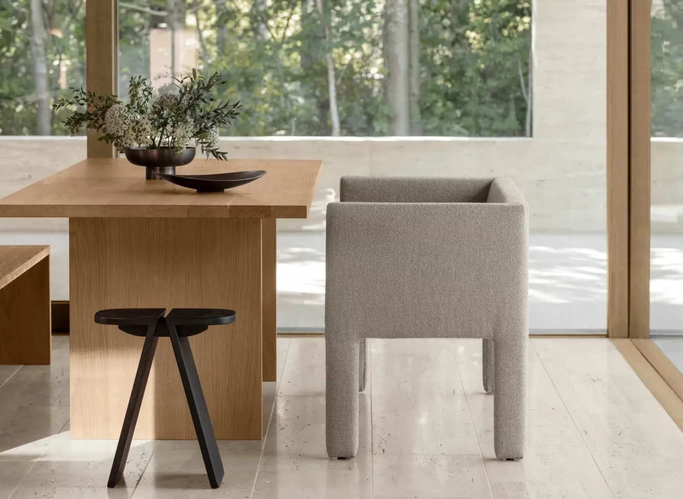 Blomus Blomus MIYABI vase Burned Metal low