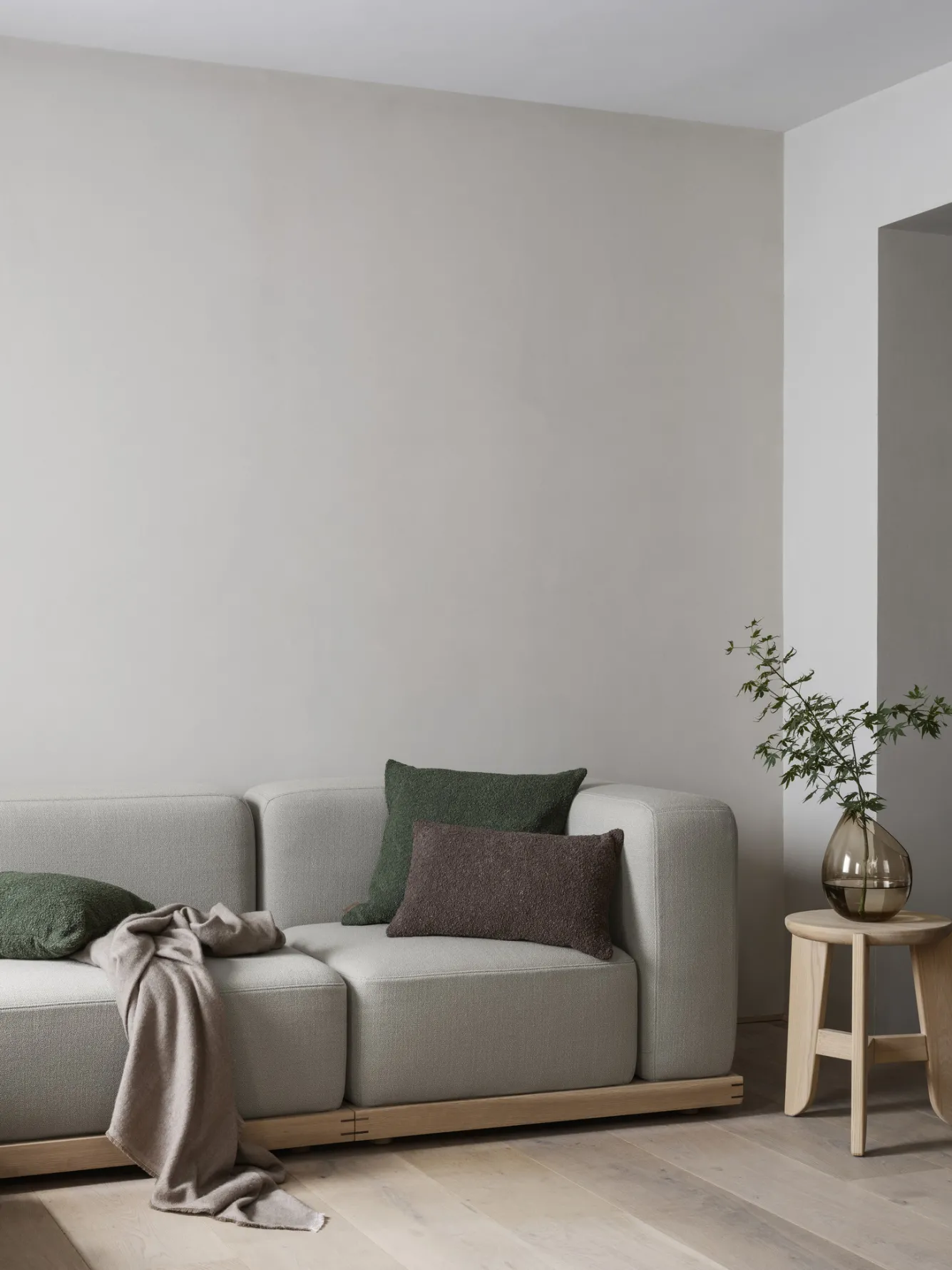 Blomus BOUCLE cushion cover 30x50 - Duck Green (66599)