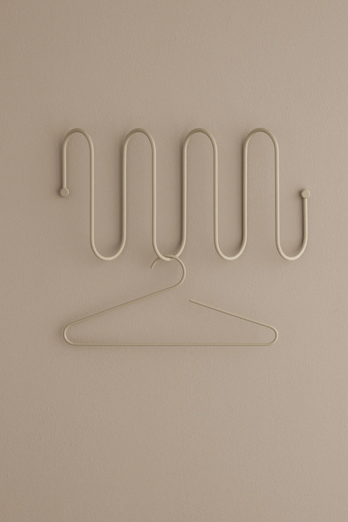 Blomus CURL clothes hanger Steel Gray (set / 2 pieces) 66006