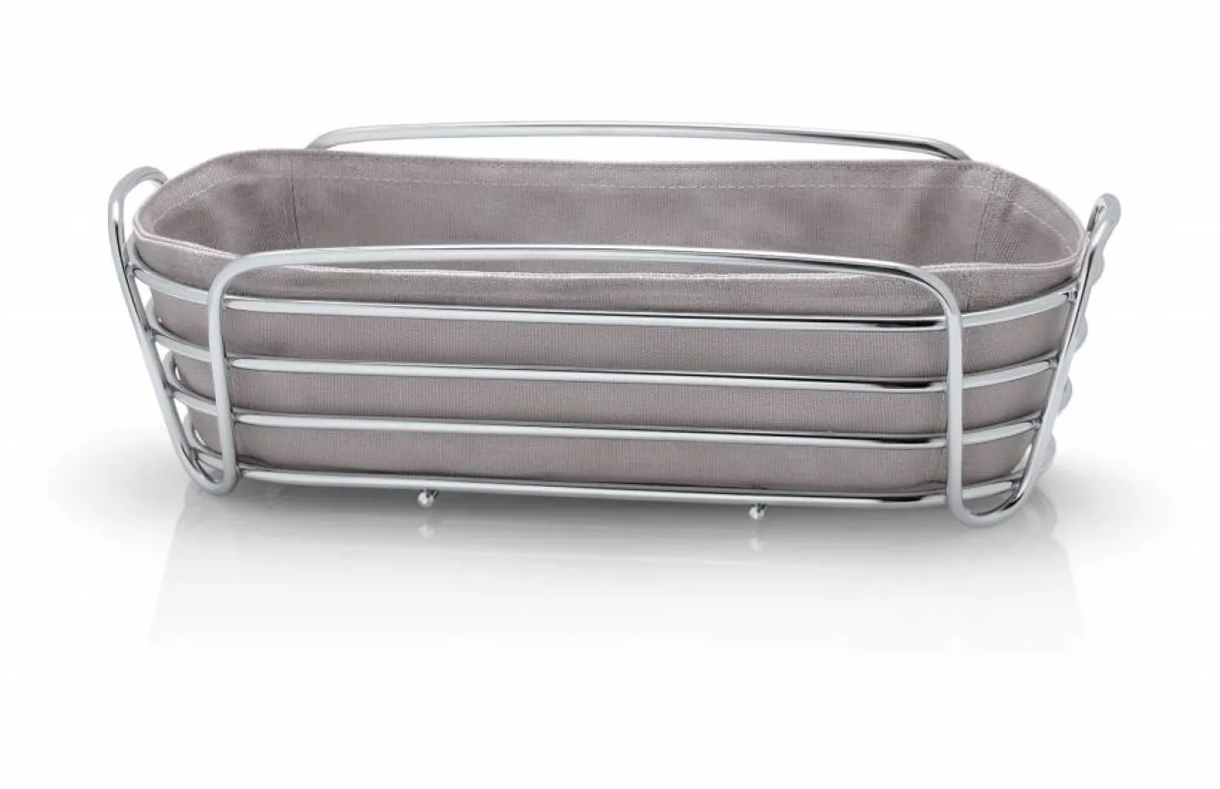 Blomus DELARA bread basket color Taupe (63676) 32x14 cm