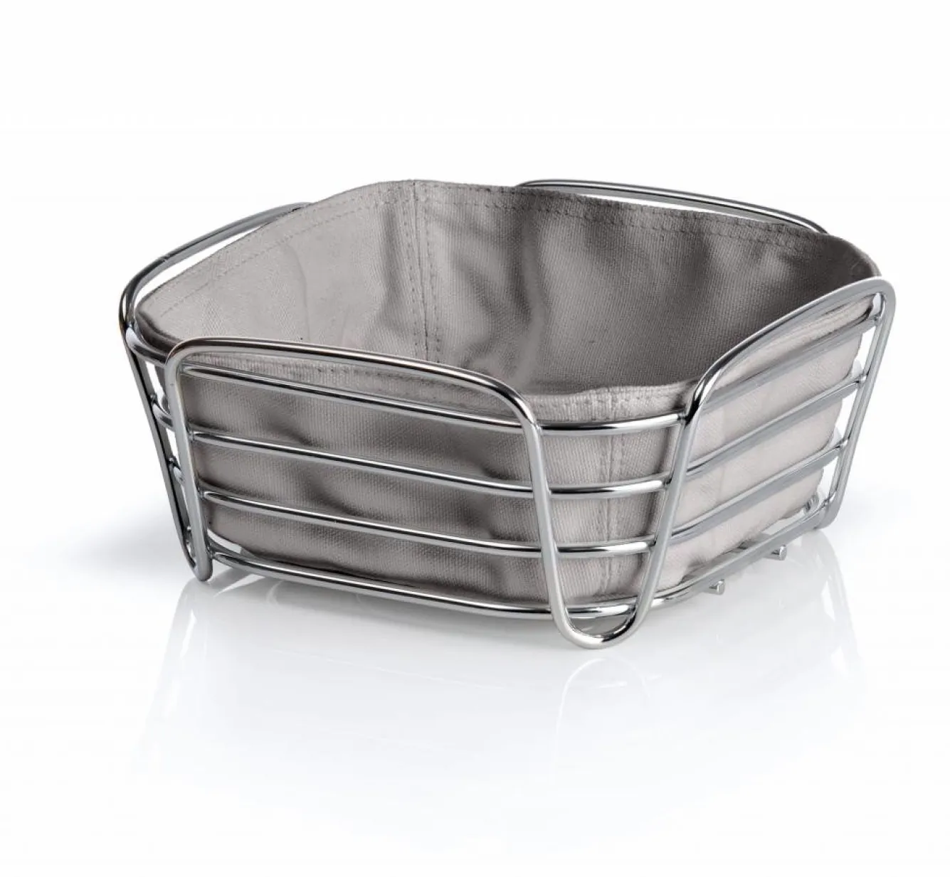 Blomus DELARA bread basket color Taupe (63667) 20x20 cm
