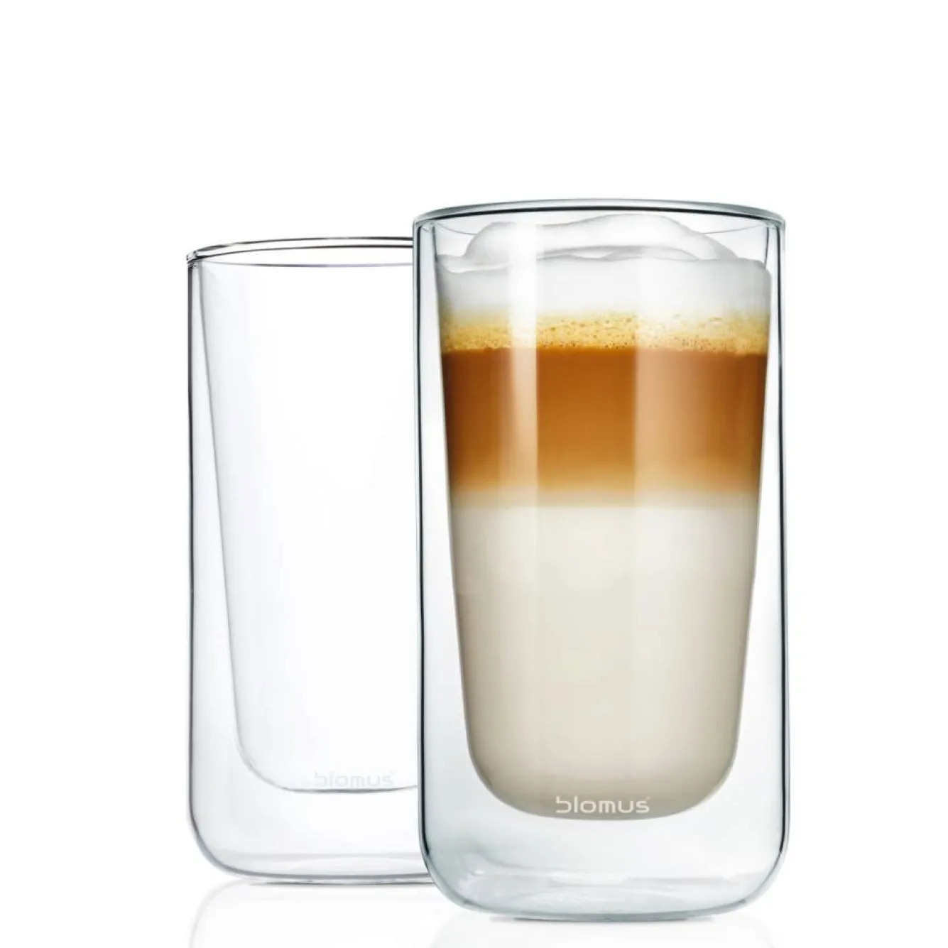 Blomus Double-walled glass NERO latte macchiato (set/2) 63655