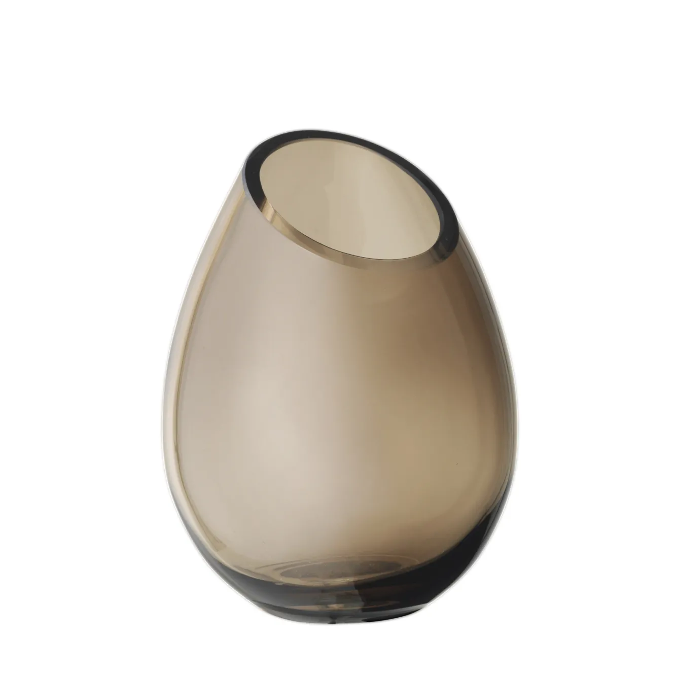 Blomus DROP vase - color Coffee Ø12.5 cm (65964)