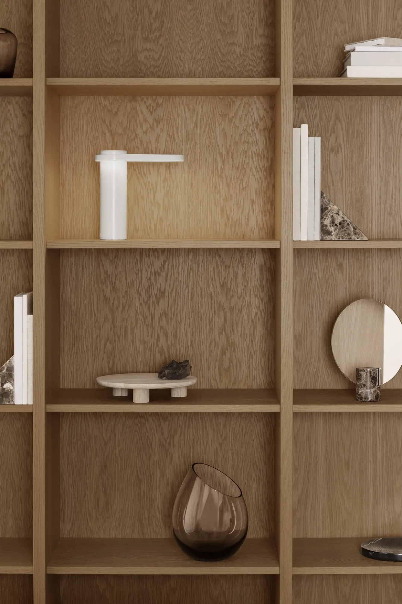 Blomus DROP vase - color Coffee Ø12.5 cm (65964)