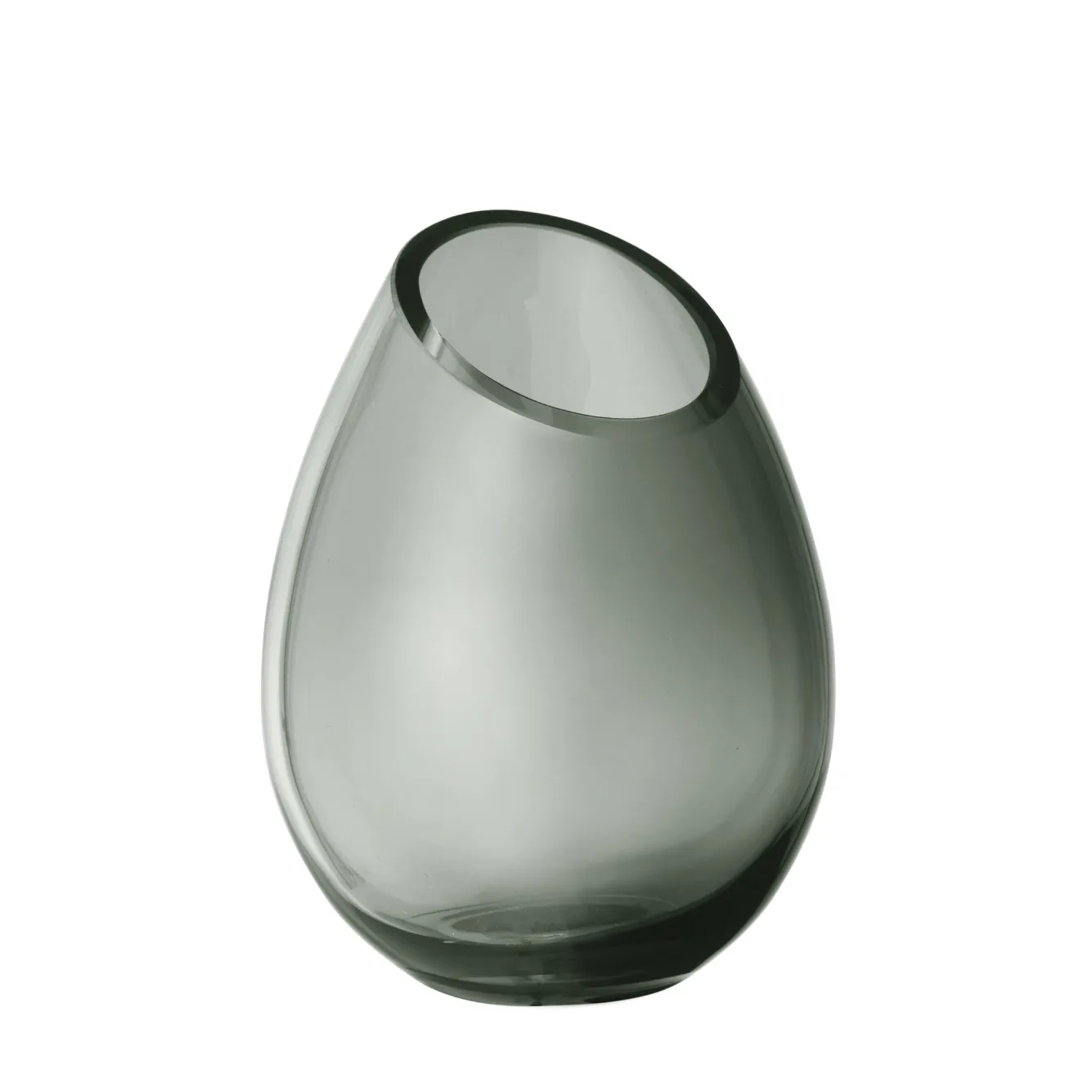 Blomus DROP vase - color Smoke Ø12.5 cm (65963)