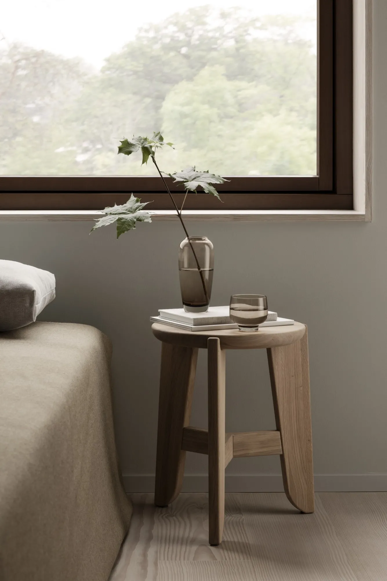 Blomus ELI stool - oak wood - 66512