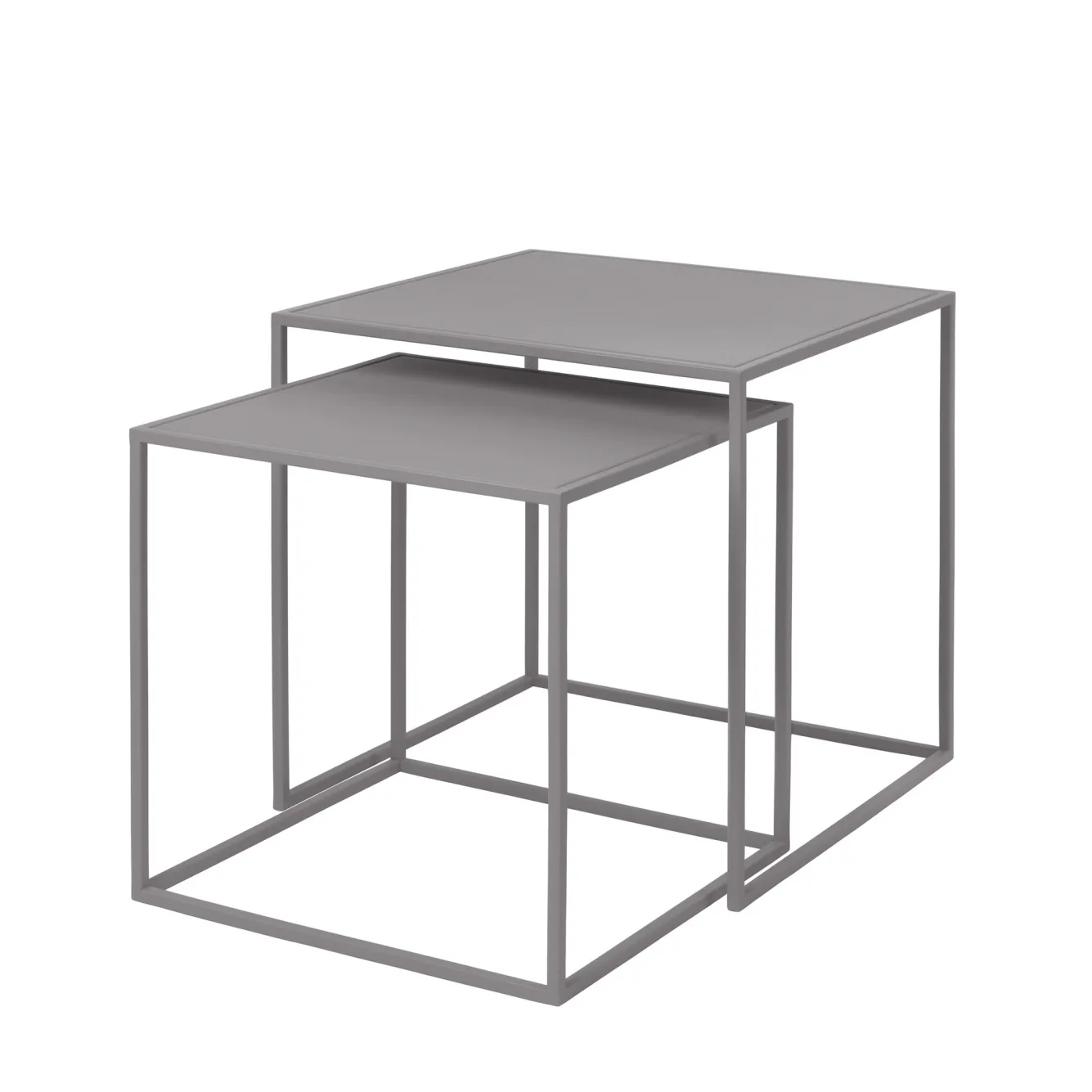 Blomus FERA set of 2 side tables color Mourning Dove (65989)